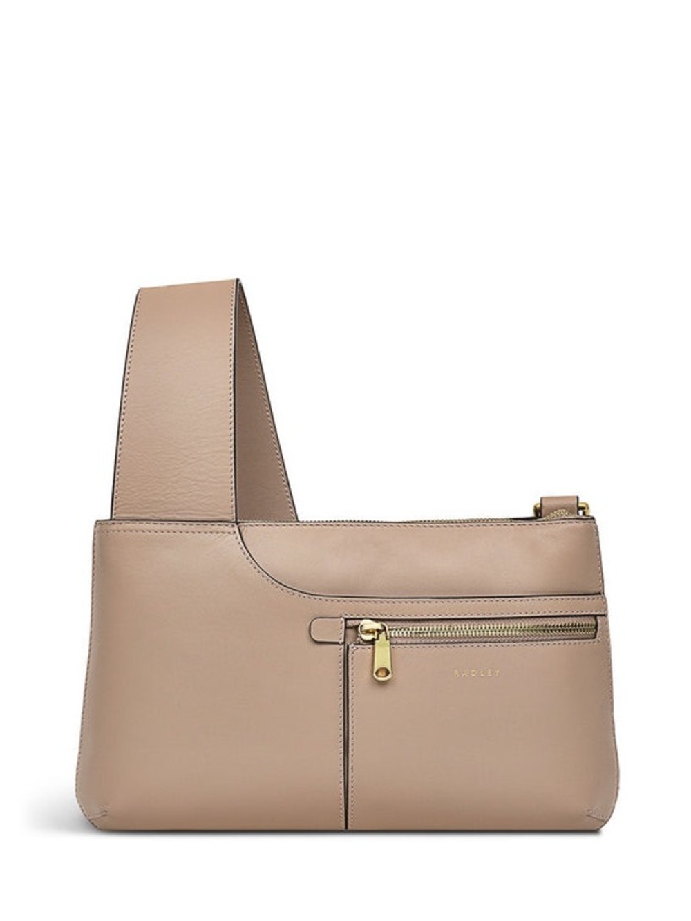 RADLEY LONDON Pockets Icon Small Ziptop Crossbody Bag Taupe RHC24902 Retail $188